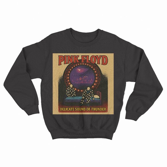 (NEW) Pink Floyd Delicate Sound Of Thunder Black Sweatshirt - Picture 1 of 2